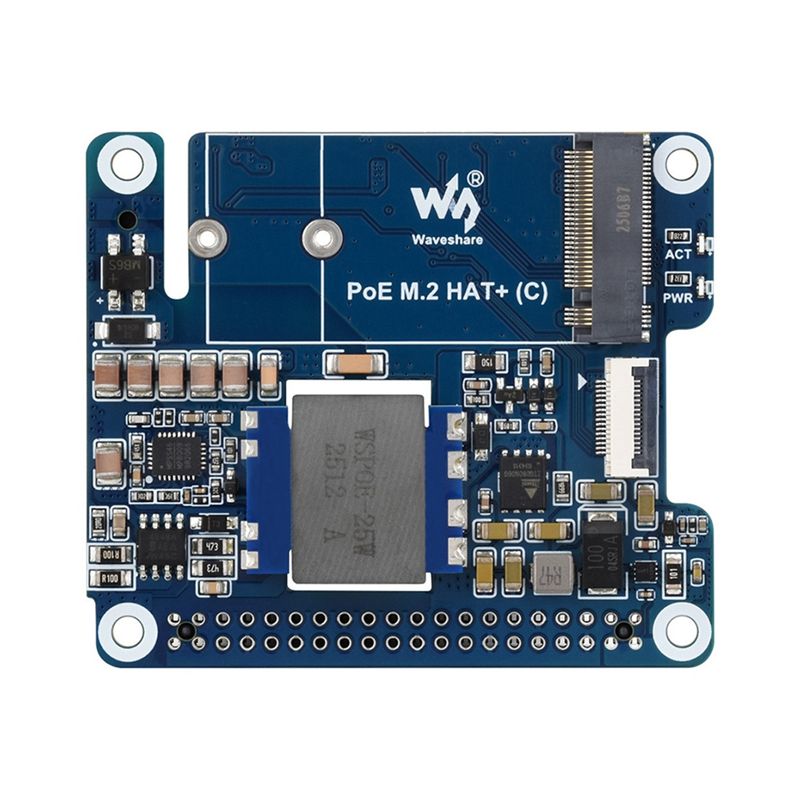 Raspberry Pi 3D Print - Адаптерная плата Waveshare M.2 HAT+ (C)