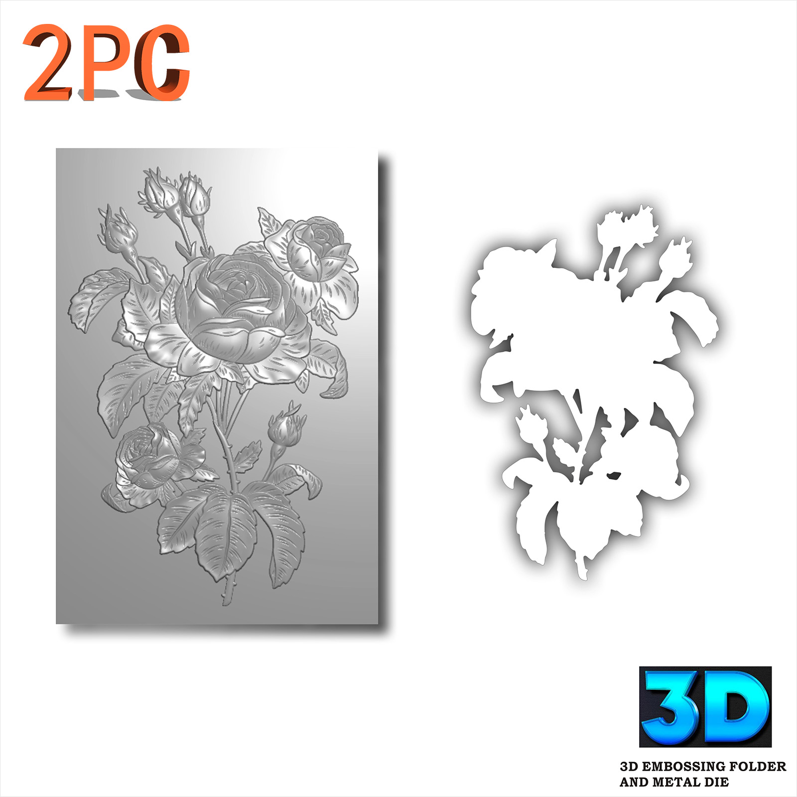 3D Printing With Pp - Набор из 2-х предметов: 3D-тиснильная папка