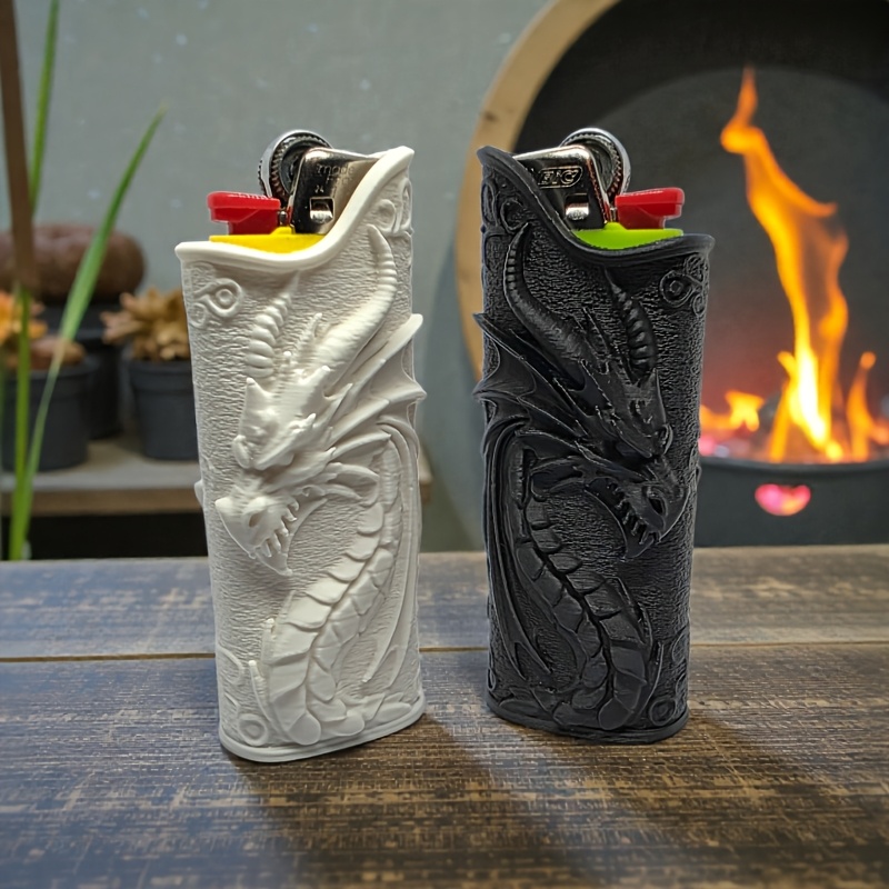 3D Printing Case - Готический чехол для зажигалки с тисненым