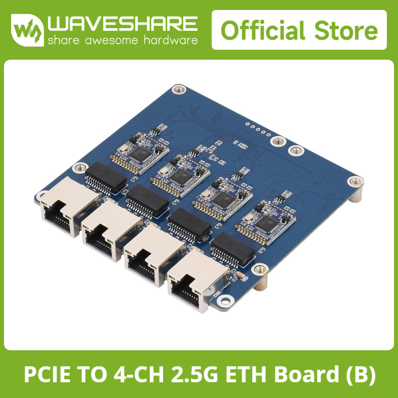 Плата Waveshare PCIe TO 4-Ch G – обзор и цена Raspberry Pi 3D Print