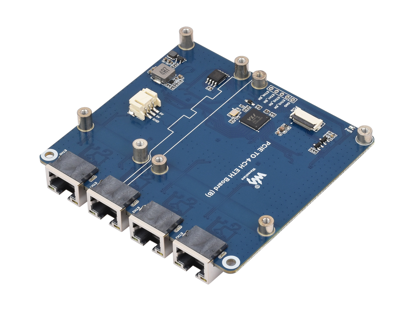 Плата Waveshare PCIe TO 4-Ch G – обзор и цена Raspberry Pi 3D Print
