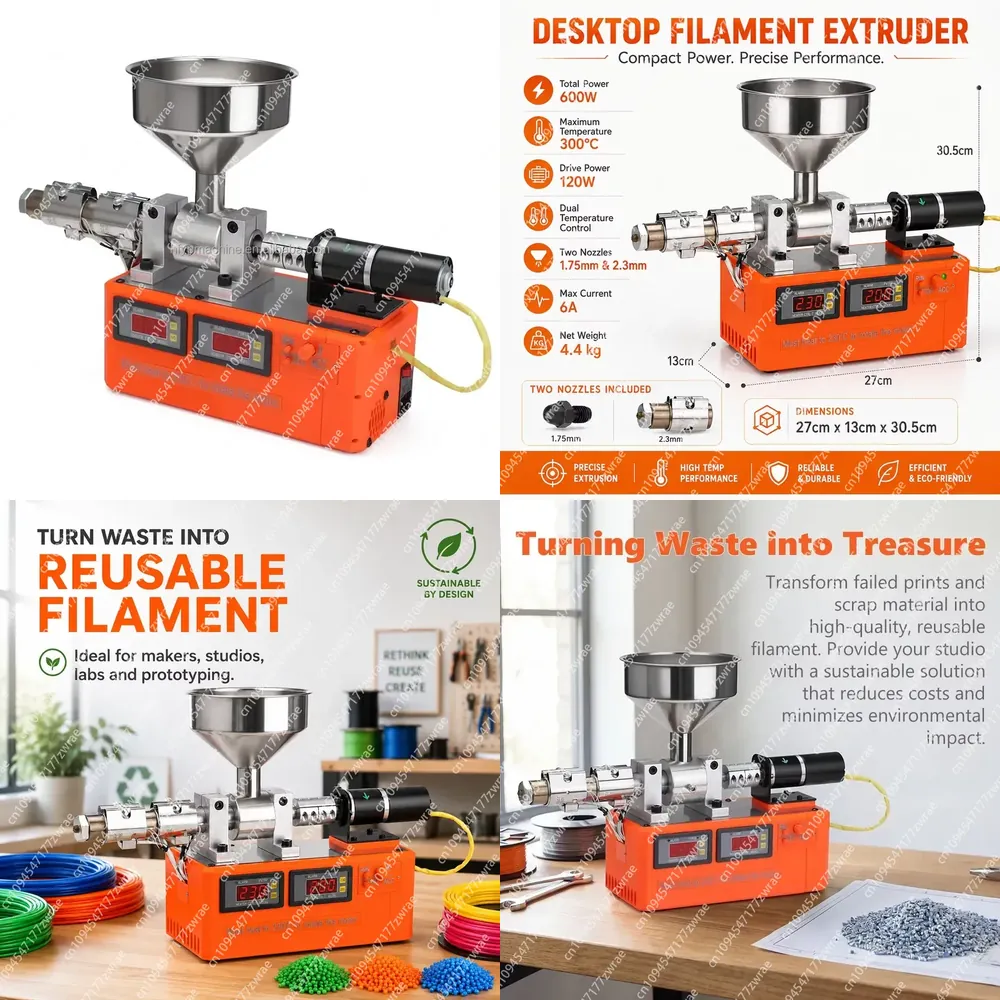 Настольный экструдер для перер – обзор и цена 3D Printing Waste