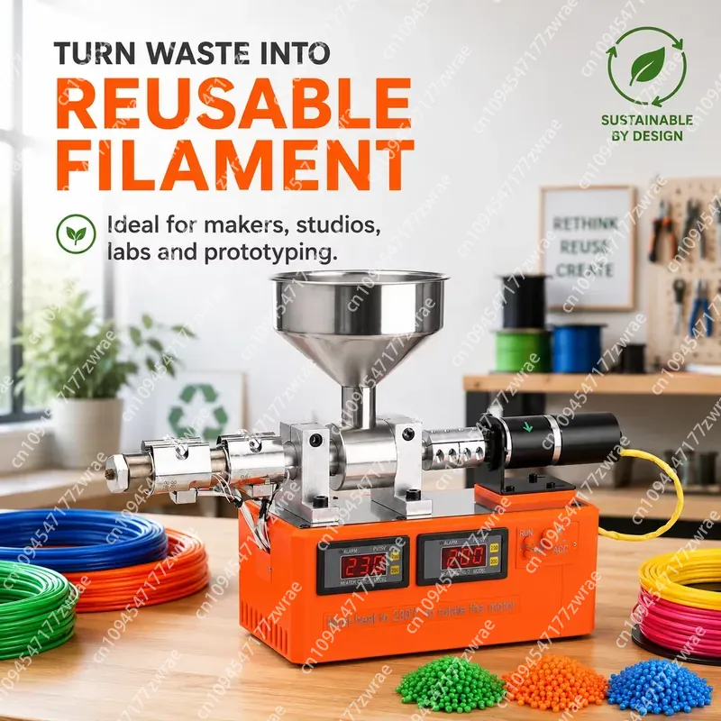 Настольный экструдер для перер – обзор и цена 3D Printing Waste