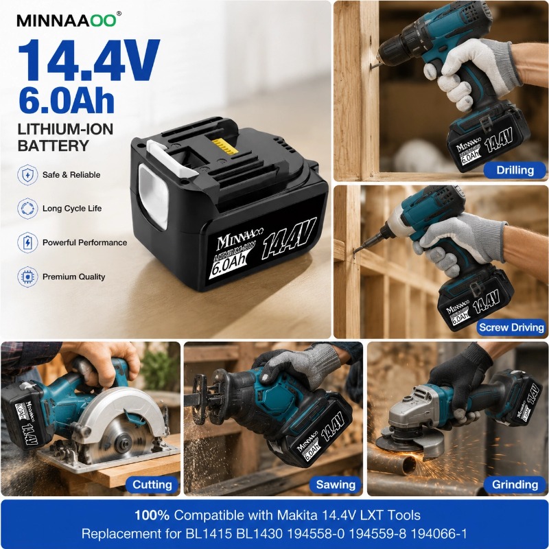 Для аккумулятора Makita 14.4В  – обзор и цена Makita Drill Hp1640