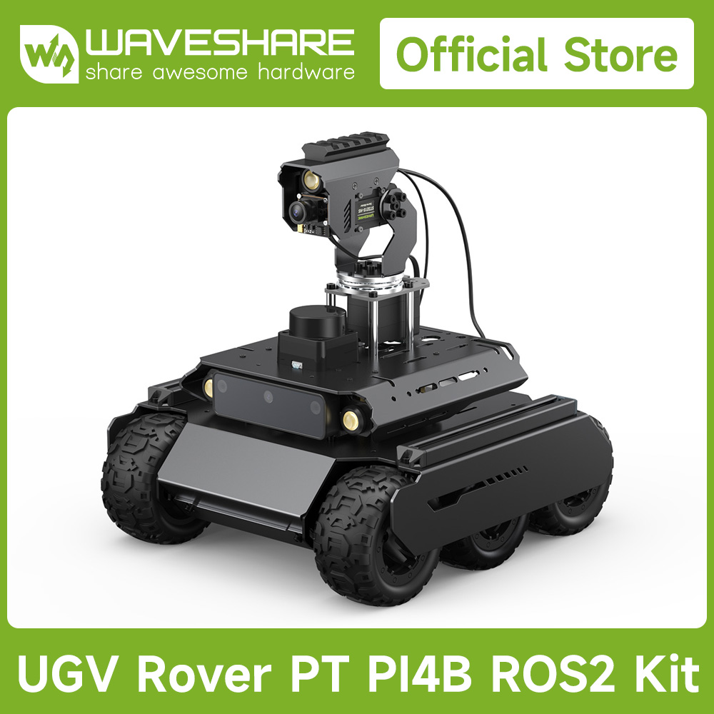 Waveshare Rover ROS 2 Робот с  – обзор и цена Raspberry Pi 3D Print